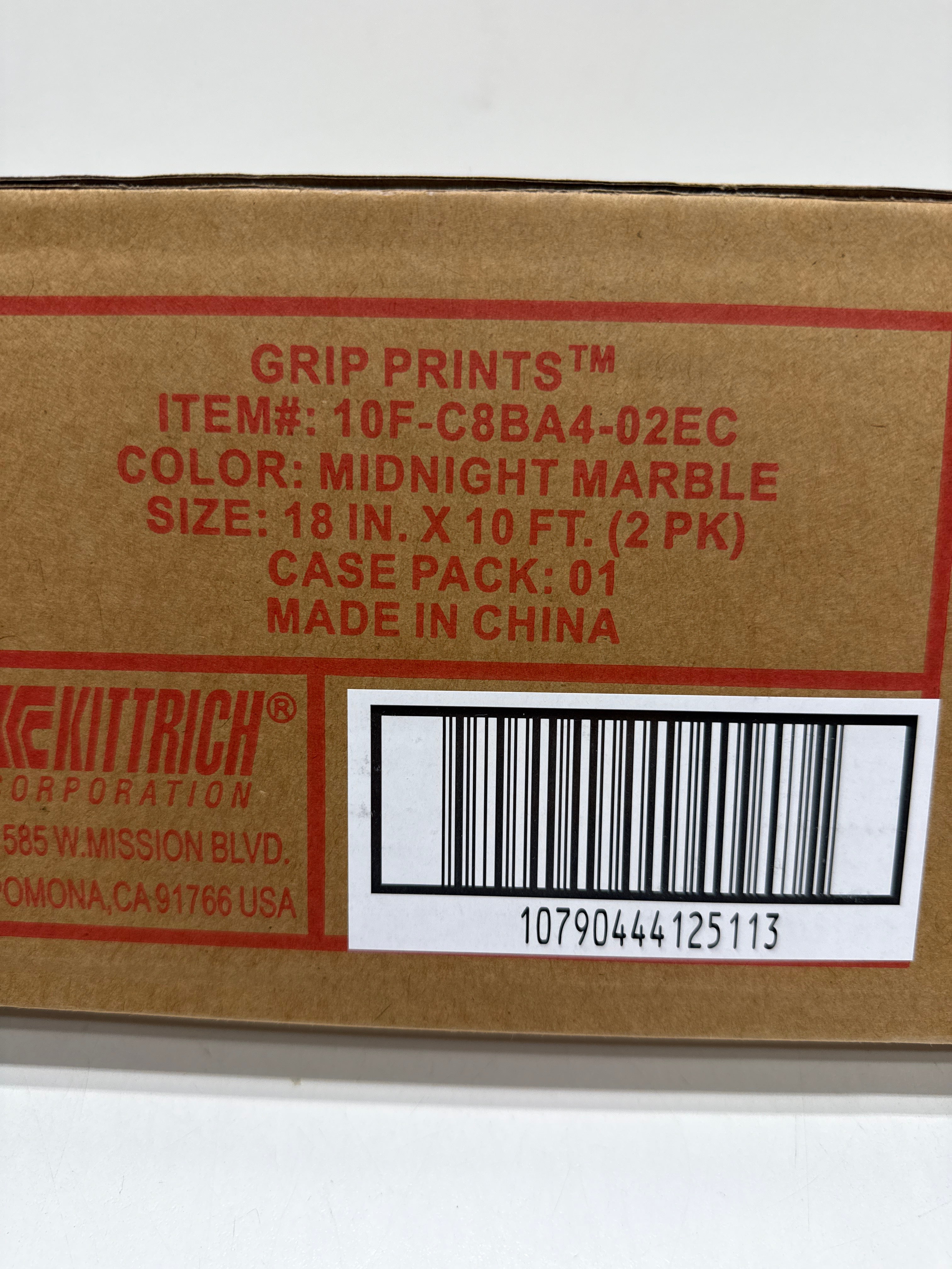 2 x Con-Tact Grip Prints Shelf Liner Midnight Marble