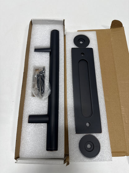 Miseno MBD5830 7" Long Center to Center Barn Door Handle/Pull Set - Oil Rubbed Bronze