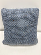 Square Marled Knit Pillow Light Blue - Threshold - *Home Decor & Curtains