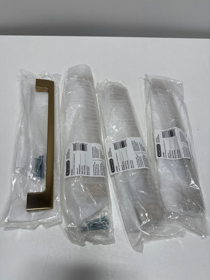 4 x Riva 10-1/16 in. (256mm) Center-to-Center Champagne Bronze Bar Cabinet Pull - *Tools Hardware & Misc