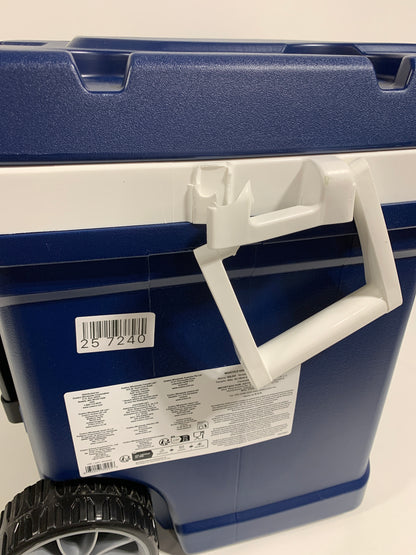 Used See Desc IGLOO MaxCold 58 Litre (62 US QT) Roller Cool Box Ice Cooler 98 Cans