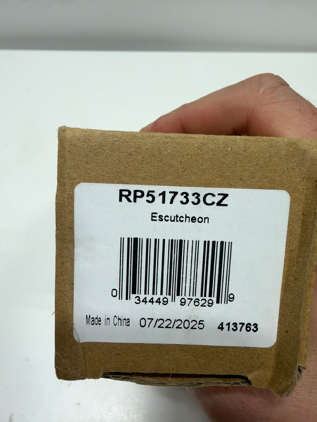 Delta RP51733 Victorian Collection Escutcheon Plate - Champagne Bronze