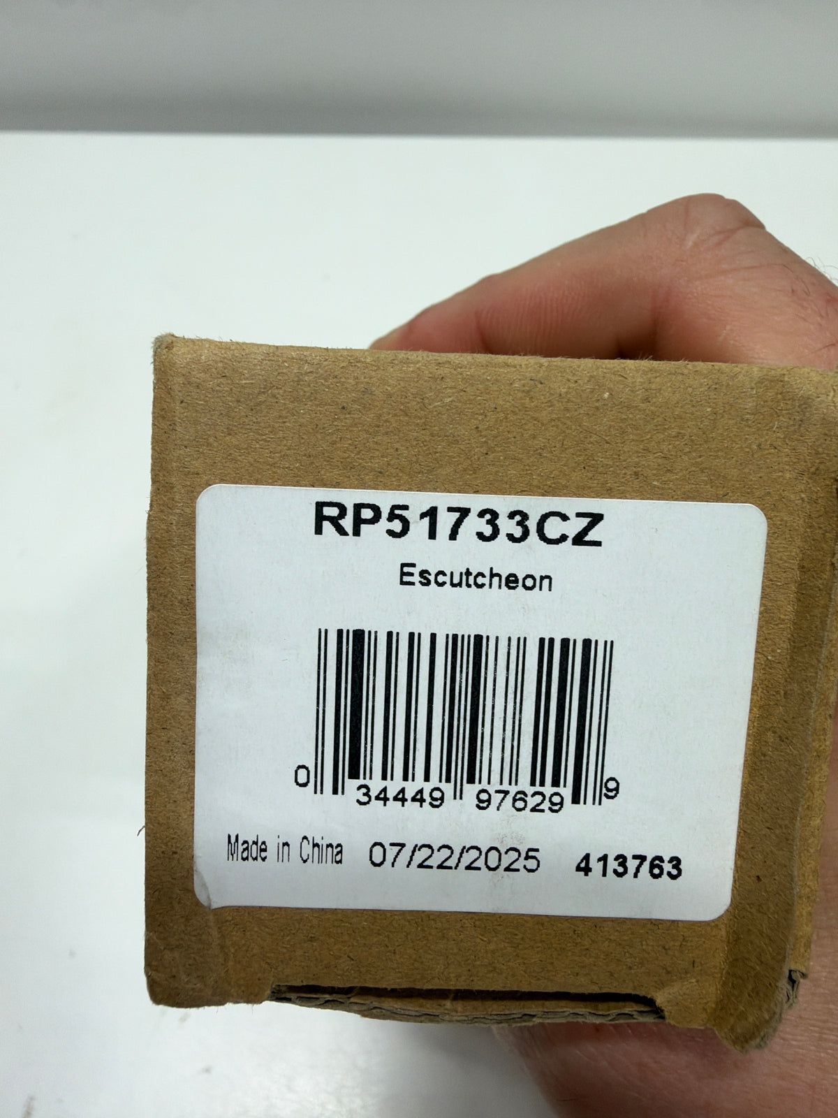 Delta RP51733 Victorian Collection Escutcheon Plate - Champagne Bronze