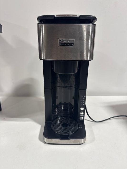 Used Bella PRO - Dual Brew Single Serve Coffee Maker - Stainless Steel