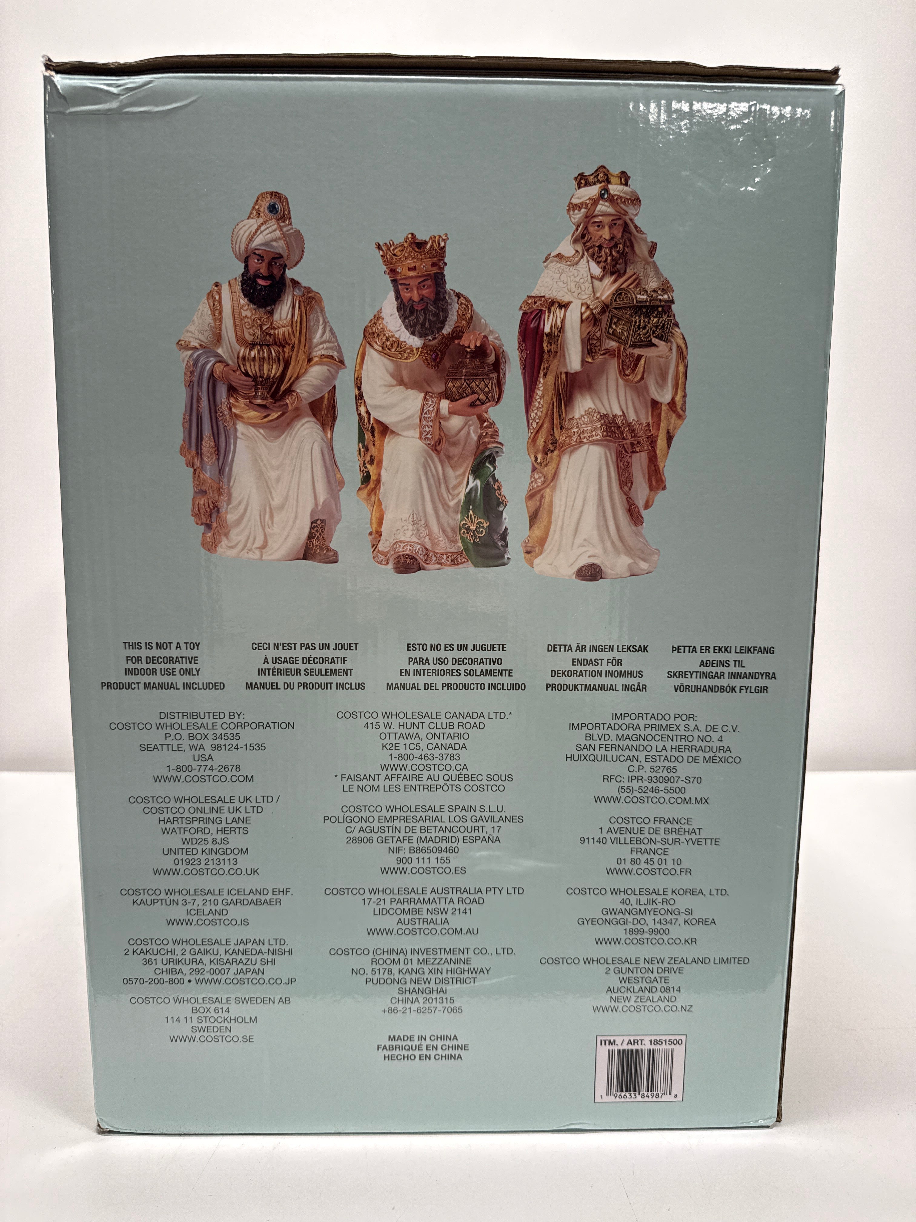 Kirkland Signature Hand Painted Nativity 14-Piece Set - *Christmas & Seasonal