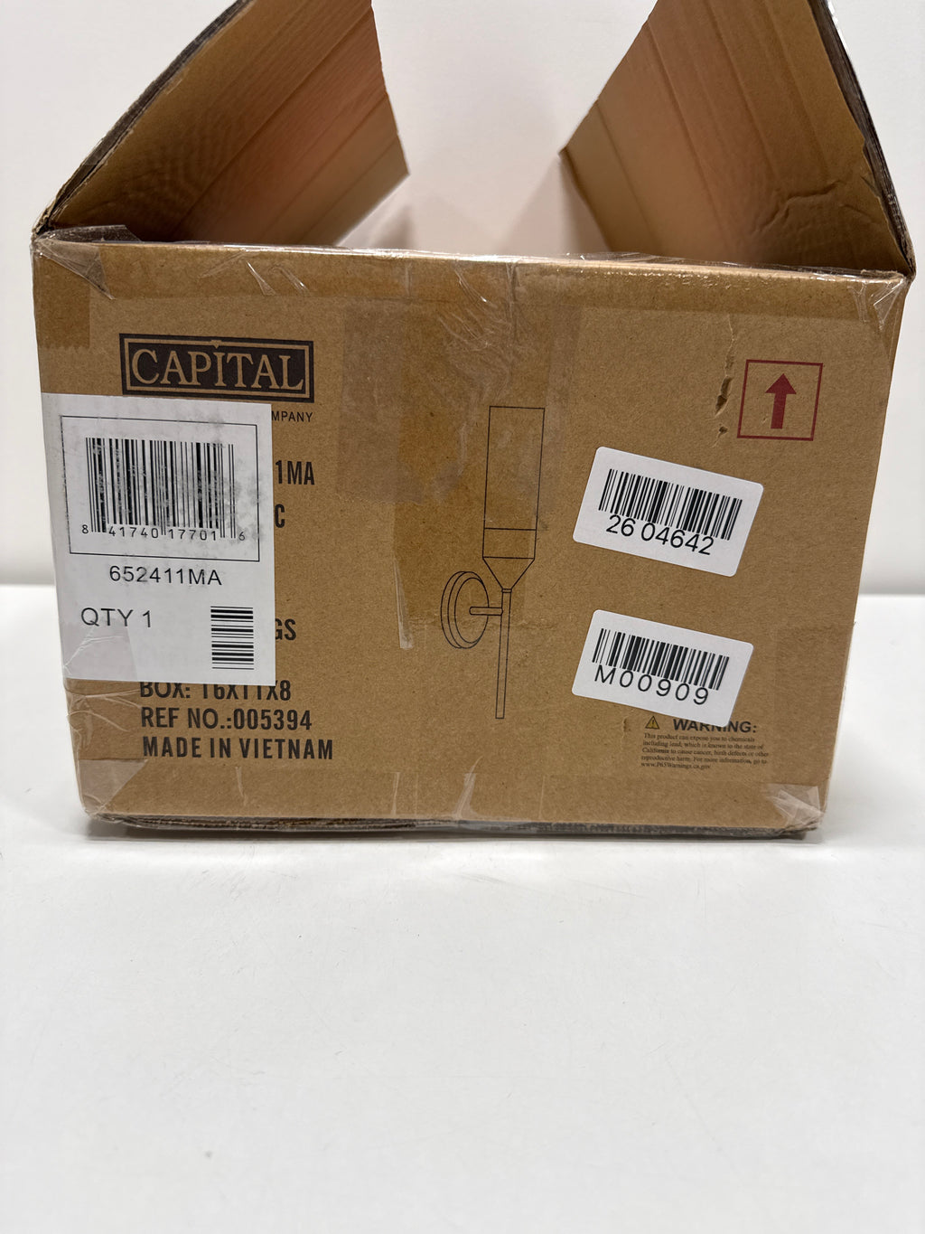 Capital Lighting 652411 Devon 20 Tall Bathroom Sconce - Brass