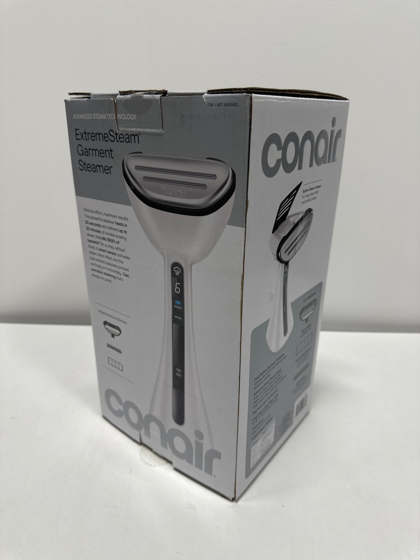 Conair ExtremeSteam Garment Steamer with Attachments Advanced Steam Technology