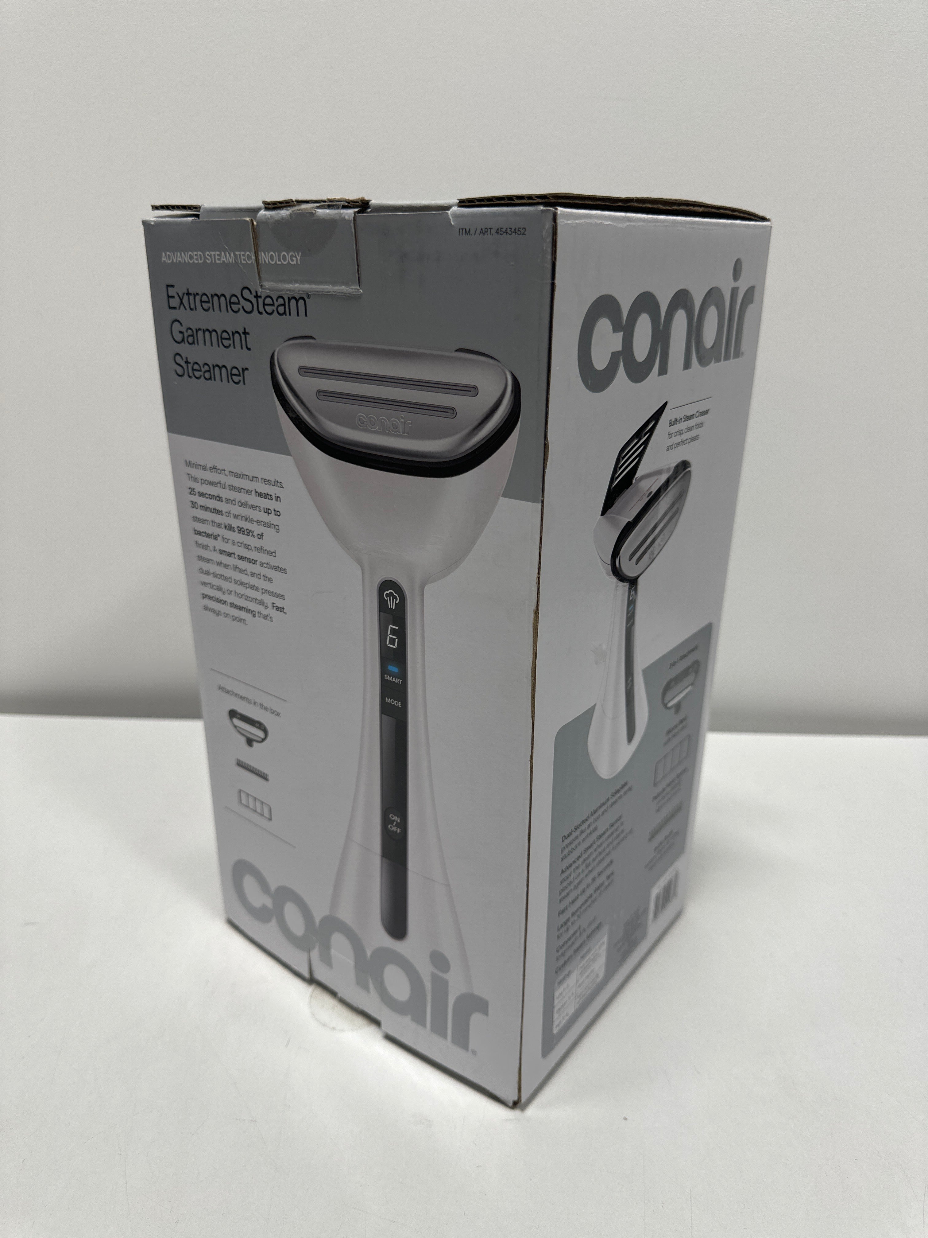 Conair ExtremeSteam Garment Steamer with Attachments Advanced Steam Technology