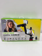 No Remote Digipower - Content Maker Essential Vlogging Kit with Light Microphone Tripod - Black - *Cameras Camcorders &