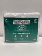 Allerease King Clean Boost Waterproof Fitted Mattress Protector: Hypoallergenic OEKO-TEX Certified - *Bedding
