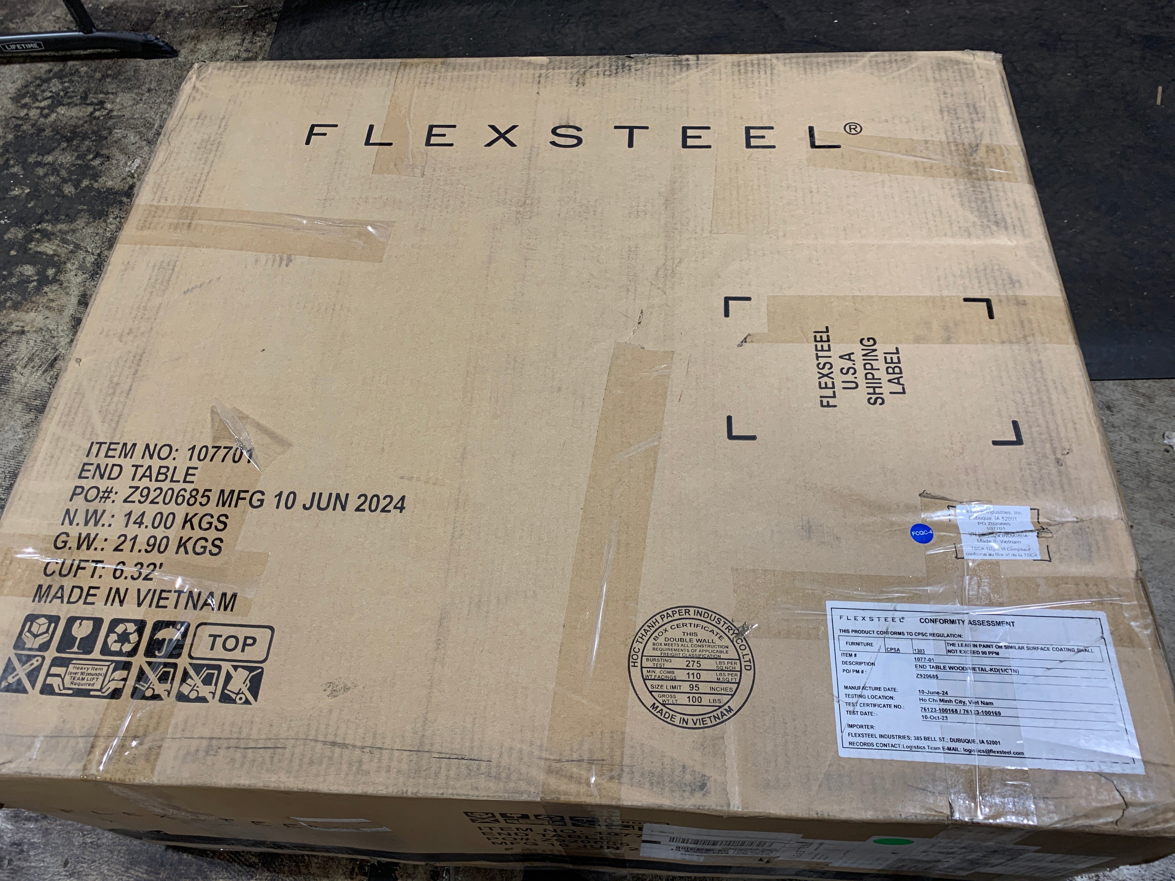 Flexsteel W1077-01 End Table - *Furniture & Organization