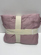 See Desc King TENCEL™ Duvet Cover and Sham Set Blush - Threshold™: OEKO-TEX Certified 320 Thread Count Cooling Satin