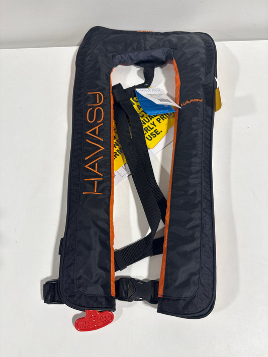 Saguaro 24 Gram Inflatable PFD – Automatic (Papaya/Black)