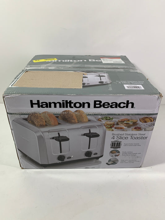 Hamilton Beach 24910 Brushed 4-Slice Toaster, Stainless Steel