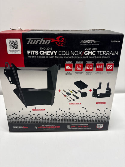 Metra Electronics Single DIN/Double DIN Installation Kit for 2010 Chevrolet Equinox Vehicles (Gray) (99-3307G)