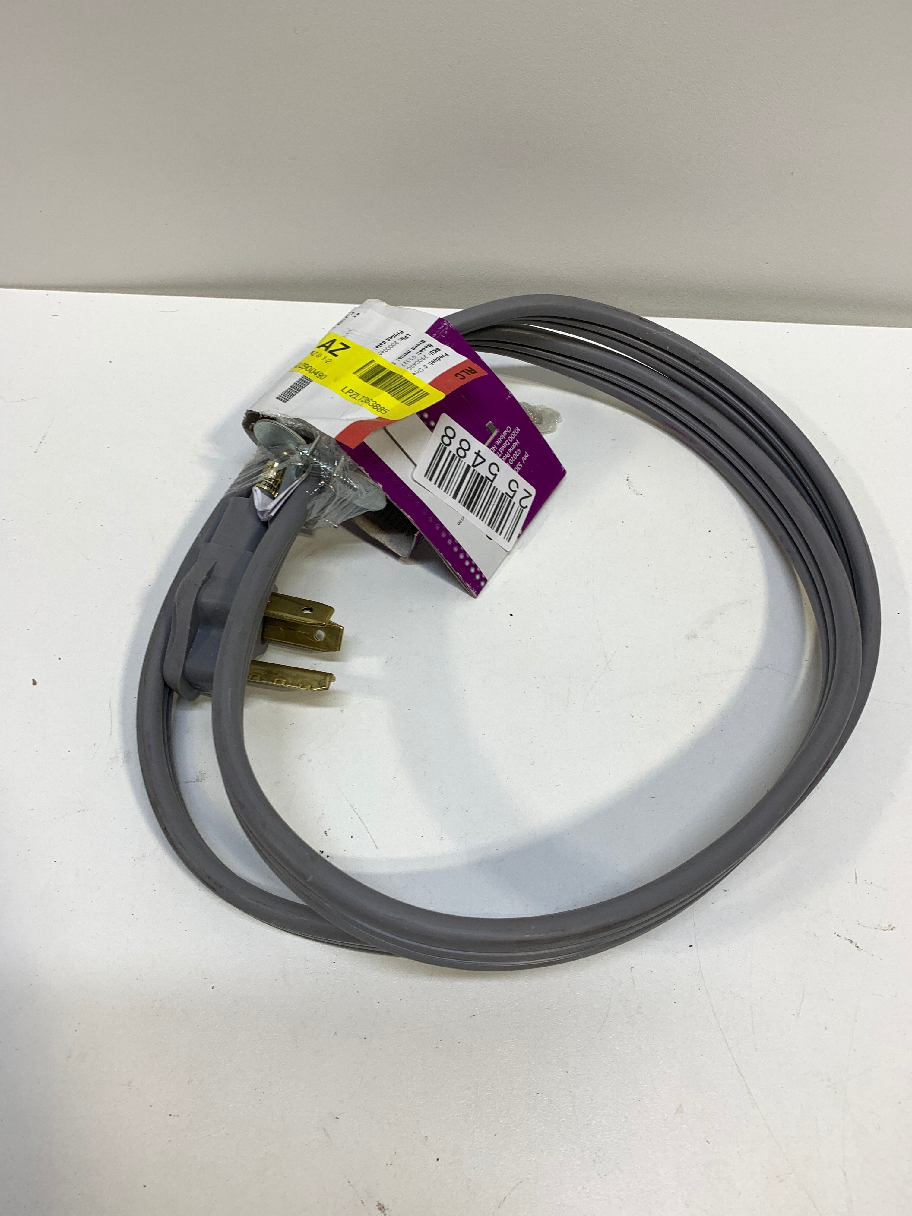 Smart Choice - 6’ 30 Amp 3-Prong Dryer Cord Required for Hook-Up - Gray - *Kitchen Appliances