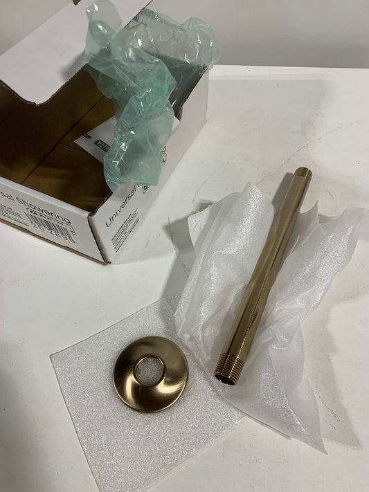 Scratch Delta  champagne bronze 10 in. Ceiling-Mount Shower Arm and Flange in Champagne Bronze