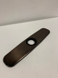 Signature Hardware OBPF1F80037 8 INCH DECK PLATE GM - Oil Rubbed Bronze - *Plumbing
