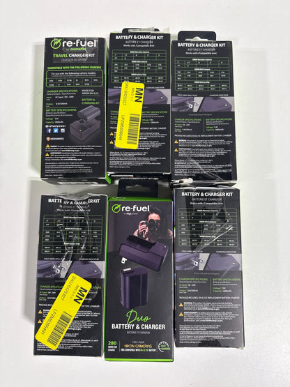 6 Digipower - Digital Camera Battery & Charger Kit, Replacement for Nikon EN-EL15