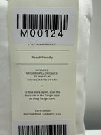 King Solid Performance 400 Thread Count Pillowcase Set White - Threshold™: Cotton Sateen OEKO-TEX Certified Set of 2