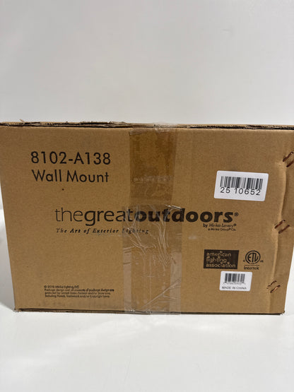 Minka Lavery Kirkham 6 Inch Tall Outdoor Wall Light Kirkham - 8102-A138 - Traditional