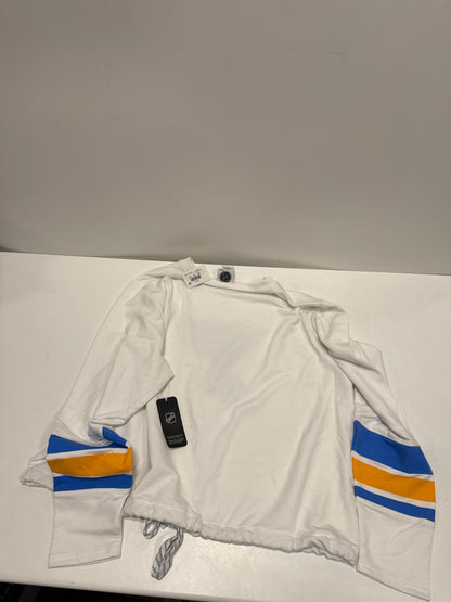 NHL St. Louis Blues Women's White Long Sleeve Fleece Crew Sweatshirt - XL