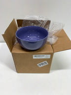 Elanze Designs Bistro Glossy Soup Violet Purple 6.5 x 6.5 Ceramic Bowls Set of 2 - *Kitchen & Dining