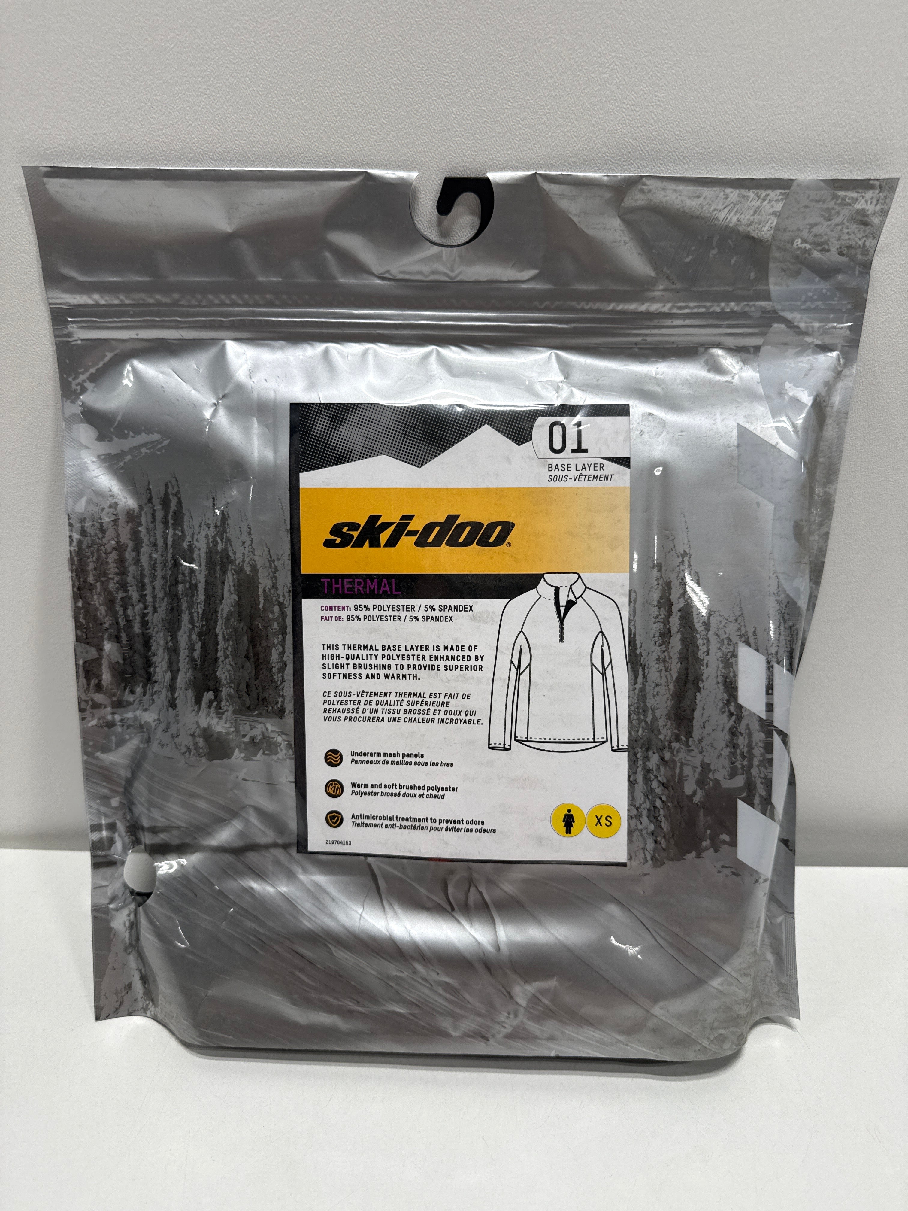 Ski-Doo Ladies’ Thermal Base Layer (top) Charcoal Grey XS