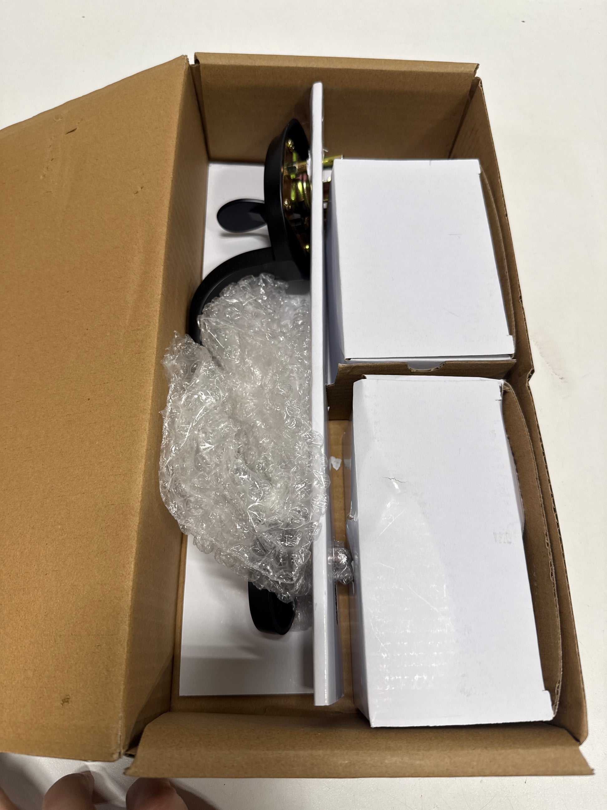 Weslock L2810-2X2FR2D Hillcrest Keyed One Side Left Hand Handle Set with Haven Lever Matte Black - *Tools Hardware &