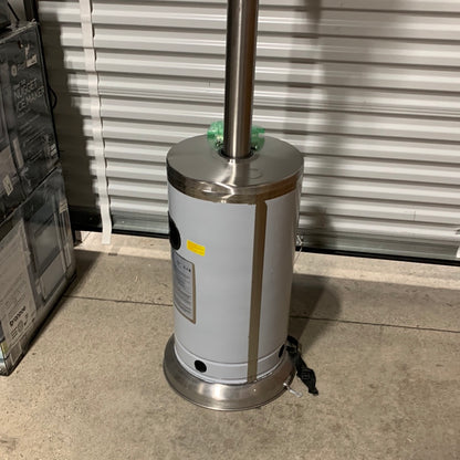 Used See Desc Insignia - Standing Patio Heater - Stainless Steel