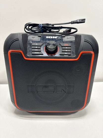 Used ION Audio Sport - Speaker - for Portable Use - Wireless - Bluetooth NFC - App-controlled