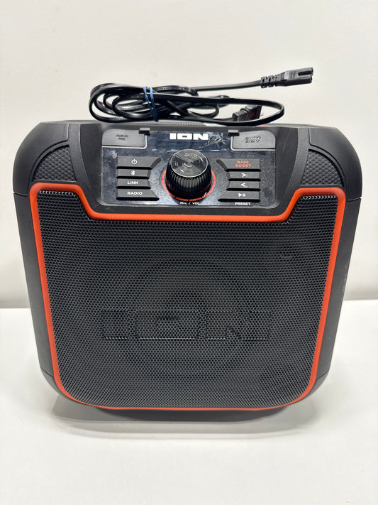 Used ION Audio Sport - Speaker - for Portable Use - Wireless - Bluetooth NFC - App-controlled