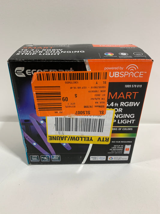 16.4 ft. Smart RGBW Color Changing Dimmable Plug-In LED Strip Light Powered by Hubspace