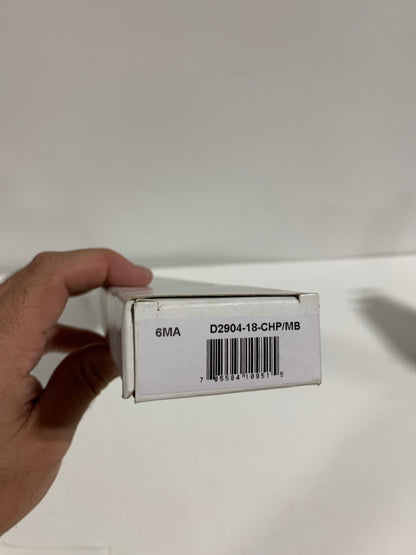 Alno ALTA-MODA-D2904-RIBBED-APPLC-18 Alta Moda 18" Center to Center Modern Ribbed