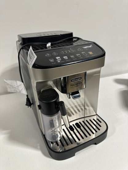 Scratch & Dent De'Longhi - Magnifica Evo Espresso Machine with Automatic Milk Frother for Hot and Iced Lattes, Coffee and More - Silver