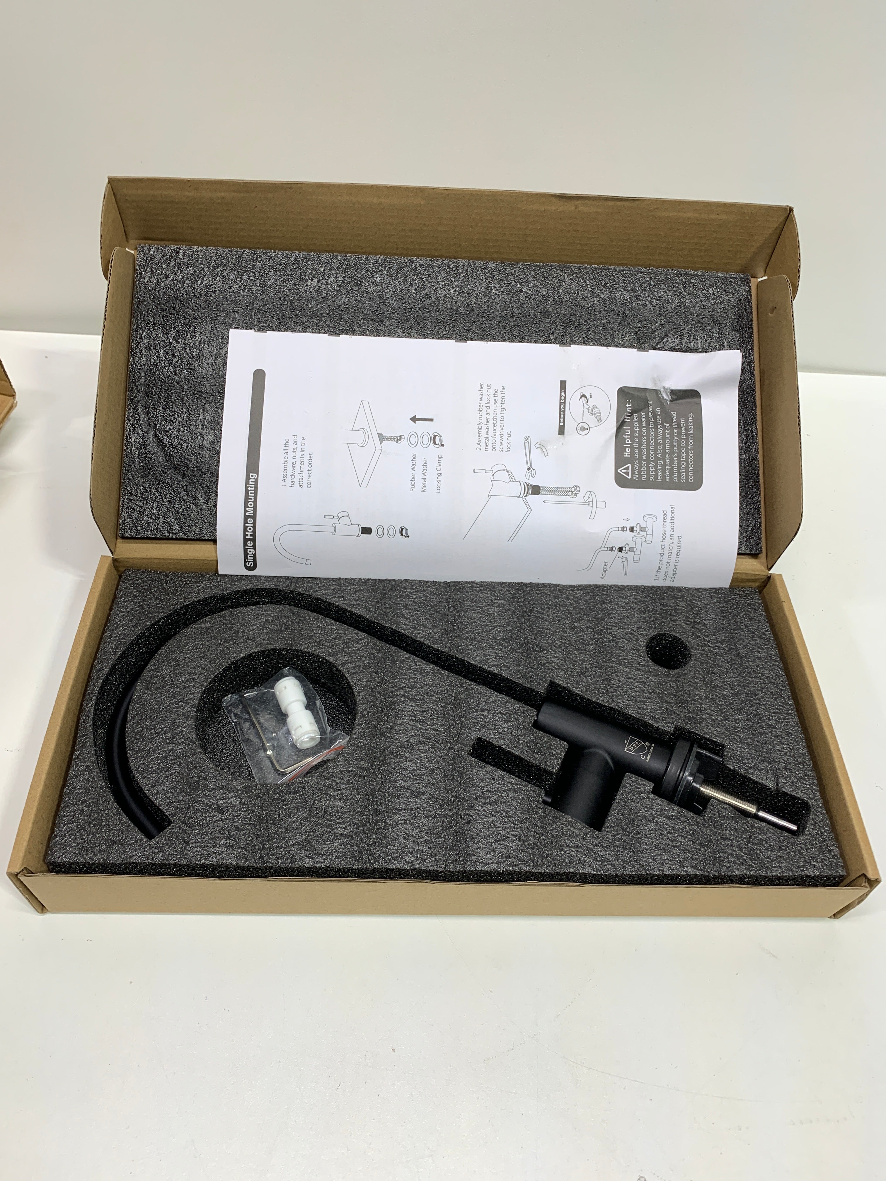 Elegant Lighting FAK-303 Rian Cold Water Dispenser - Matte Black - *Plumbing