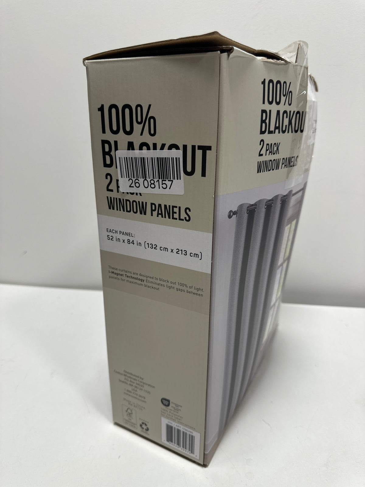 Blackout Window Panels/Curtains, 2-pack