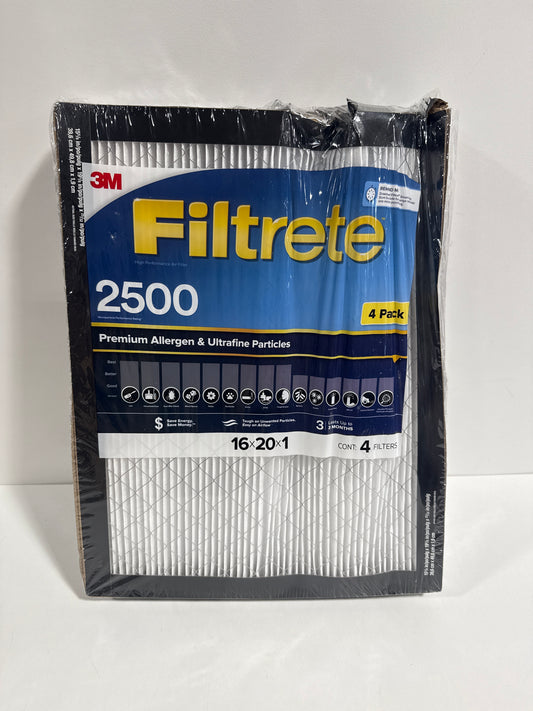 See Desc 3M Filtrete 16x20x1 Air Filter 4 Pack