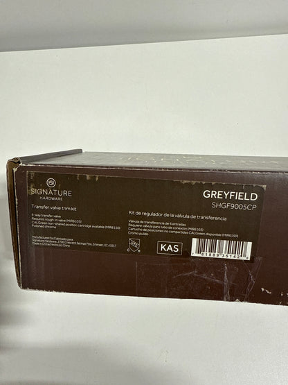 Signature Hardware 948901-LV Greyfield 6 Function Diverter Valve Trim - Less Valve Chrome