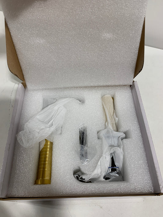 Delta Tetra Lever Wall Mount Tub Filler Handle in Lumicoat Chrome