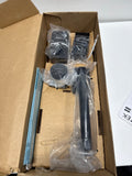 Emtek EMP23238ROUUS19 Empowered 2 Touch Keyed Entry Set with Hercules Knurled Grip Handleset and Round Knob with 2-3/8" and 2-3/4" Backset with Bluetooth and Wifi for 1-3/4" to 2" Door Flat Black Finish