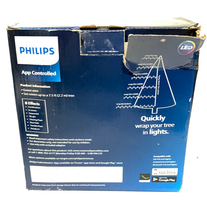 Philips 480ct Mini LED App Controlled Christmas Lights Indoor Outdoor
