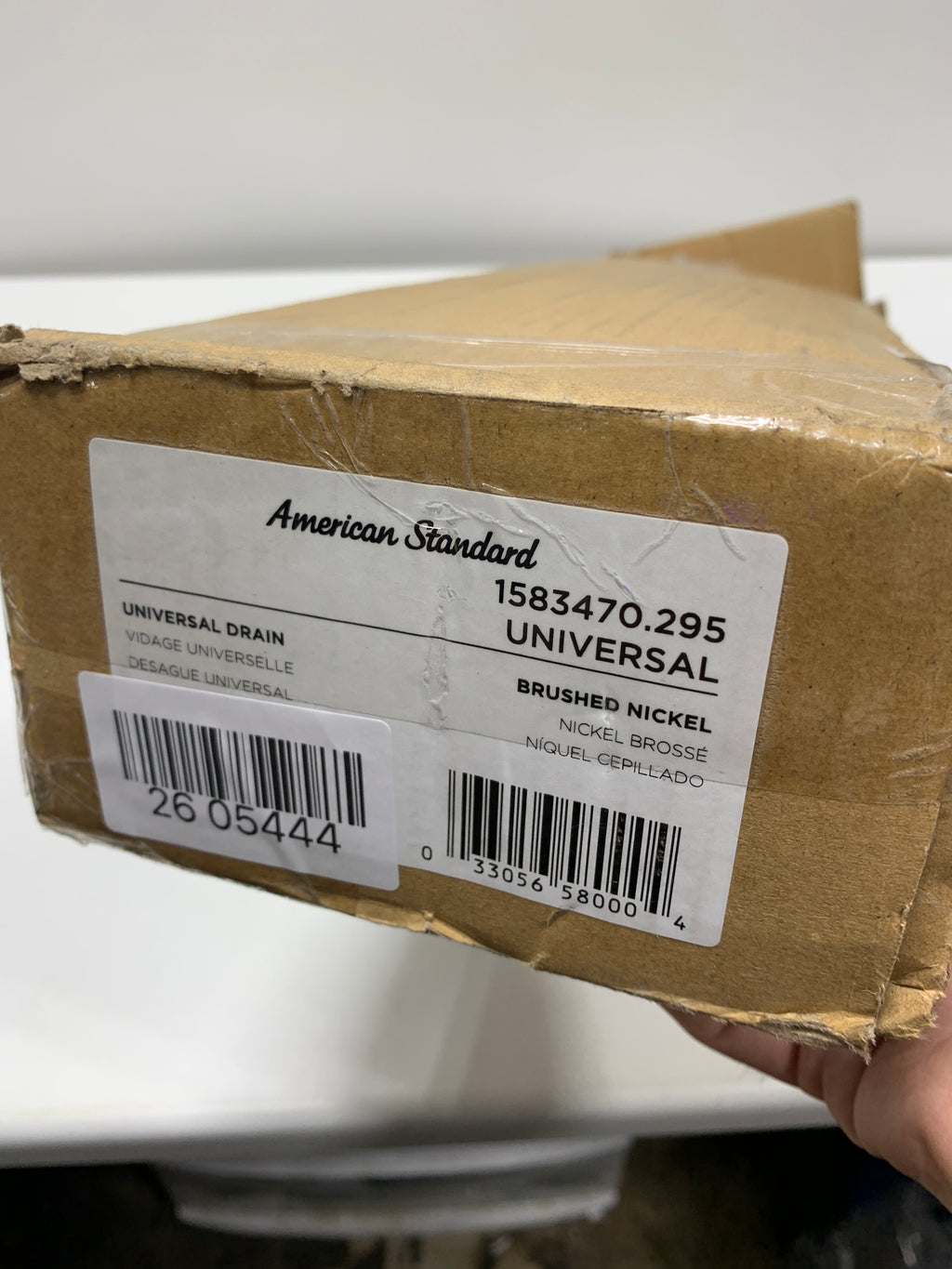 American Standard 1583.470.295 Universal Bath Drain, Satin Nickel