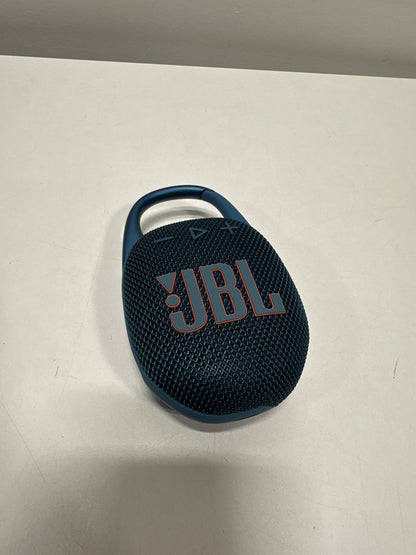 No Cord JBL - Clip 5 Portable Bluetooth Speaker - Blue