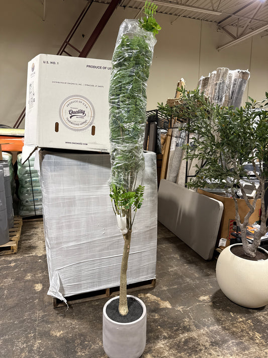 Damage Faux 7.5' Citrus Tree