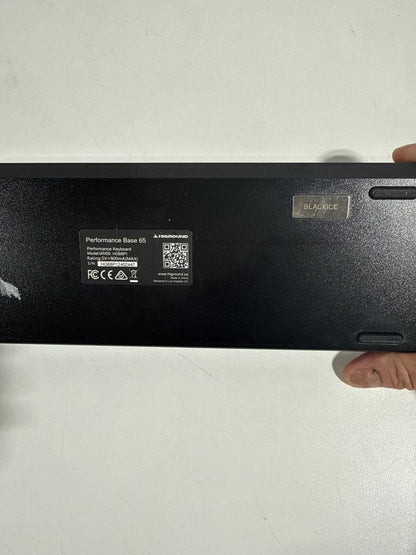 Higround - Performance 65 65% Wired Hall-Effect Linear Dynamic Actuation Switch Rapid Trigger Gaming Keyboard with RGB Lighting - Black Ice