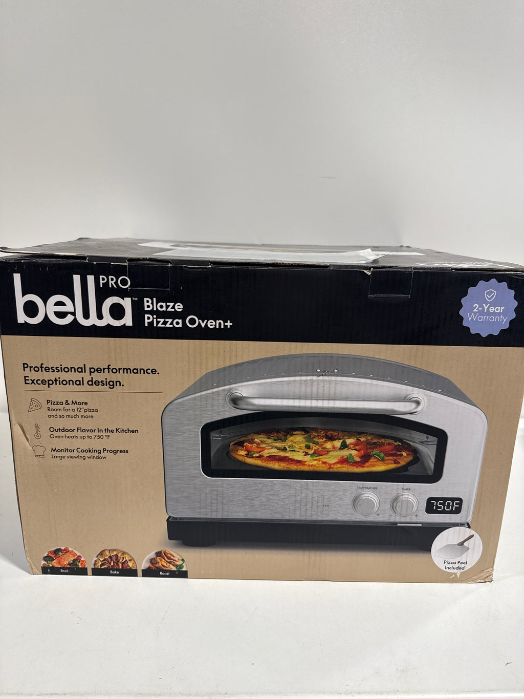 Bella PRO - Blaze Pizza Oven+ - Stainless Steel - *Kitchen Appliances