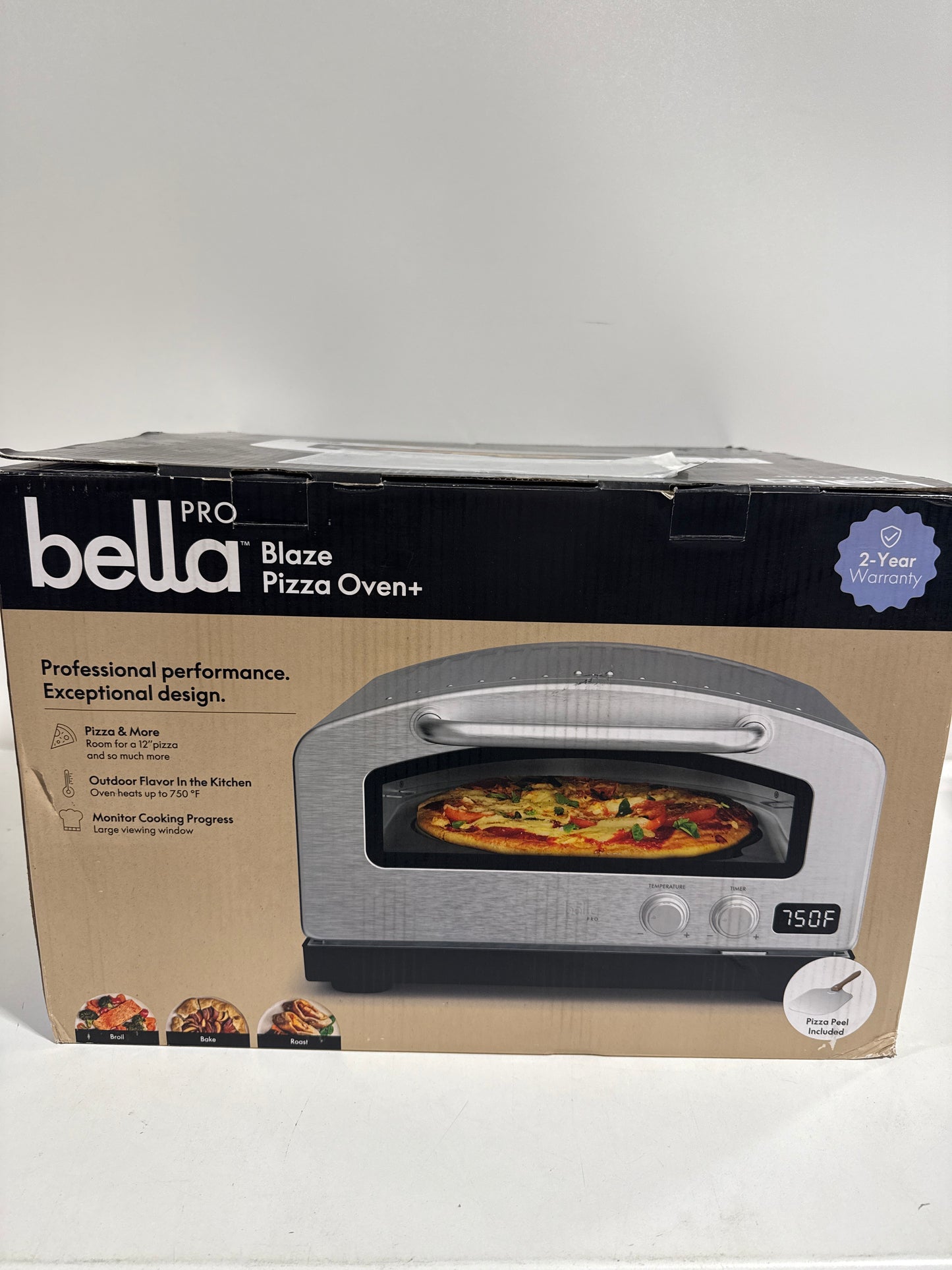 Bella PRO - Blaze Pizza Oven+ - Stainless Steel