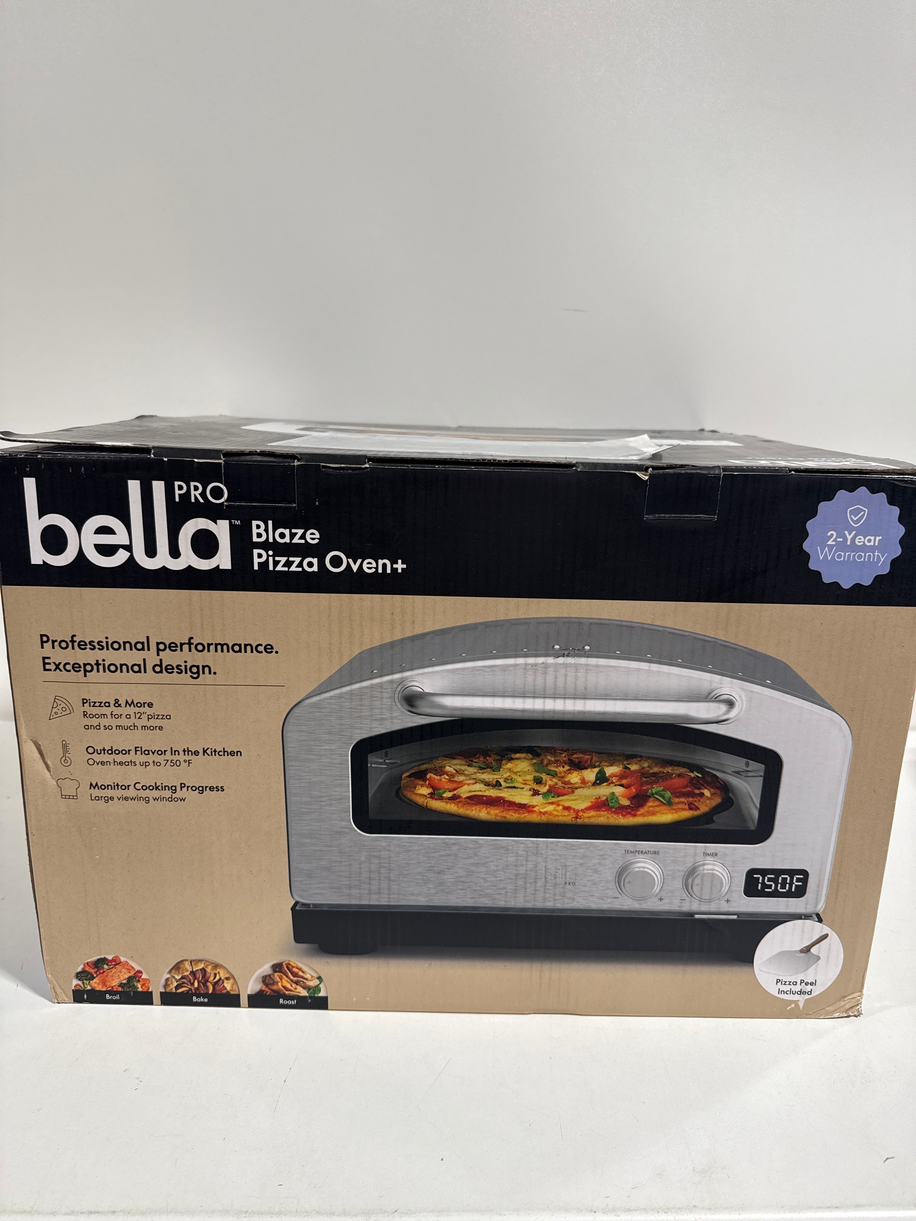 Bella PRO - Blaze Pizza Oven+ - Stainless Steel - *Kitchen Appliances