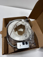Juno JPDZ6JB RDB1 WWH M6 Podz Series Canless LED Downlight, Switchable, Matte White, 6 Inch